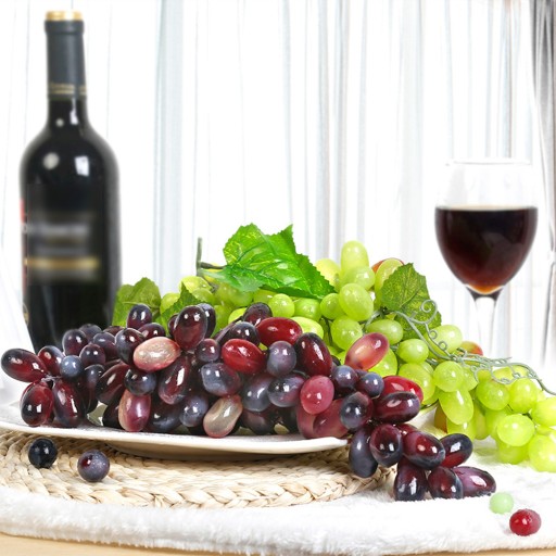 5шт виноград искусственные фрукты для украшения кухни
