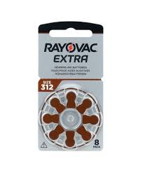 Bateria do aparatów słuchowych Rayovac 312 8 szt. 180 mAh