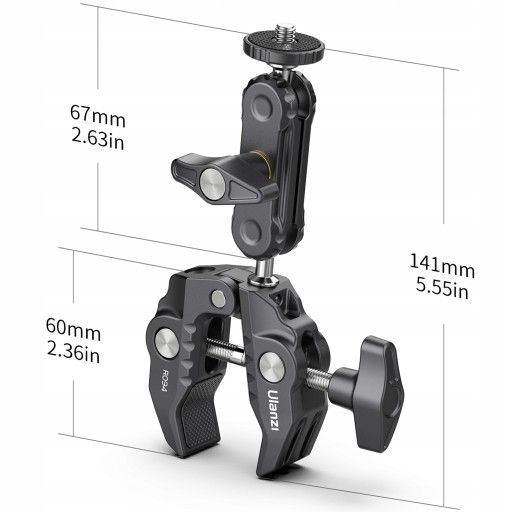 Привинчивающийся держатель студийного зажима Clamp Multifunction