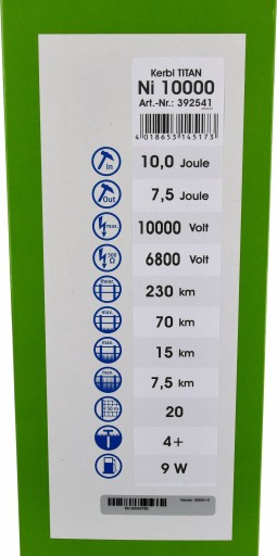 PASTUCH ELECTRIC ЭЛЕКТРИЦИЗЕР 230В KERBL TITAN Ni 10000 10 июля