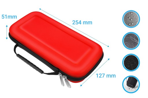 УЛУЧШЕННЫЙ ЧЕХОЛ ДЛЯ NINTENDO SWITCH OLED RED