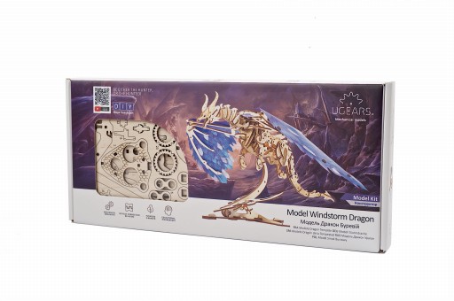 3D-пазл Storm Dragon Ugears деревянная модель