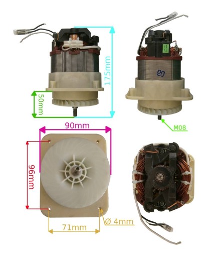 ДВИГАТЕЛЬ КОСИЛКИ HECHT NAC STIGA 1400 Вт LM-C3403