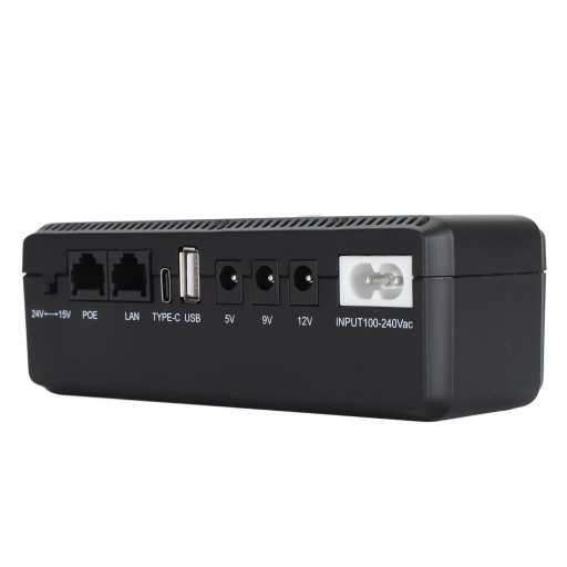 МИНИ-ИБП МОЩНОСТЬ АККУМУЛЯТОРА 8800 МАЧ С ГИГАБИТНЫМ POE 100-240 В