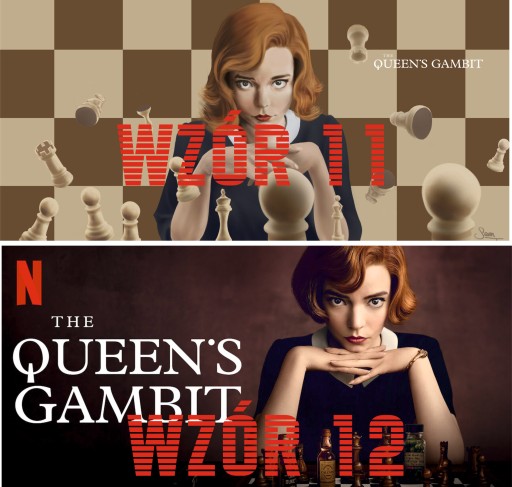 КОРОЛЕВСКАЯ КРУЖКА КОРОЛЕВСКИЙ ГАМБИТ ПОДАРОК ​​СЕРИЯ NETFLIX