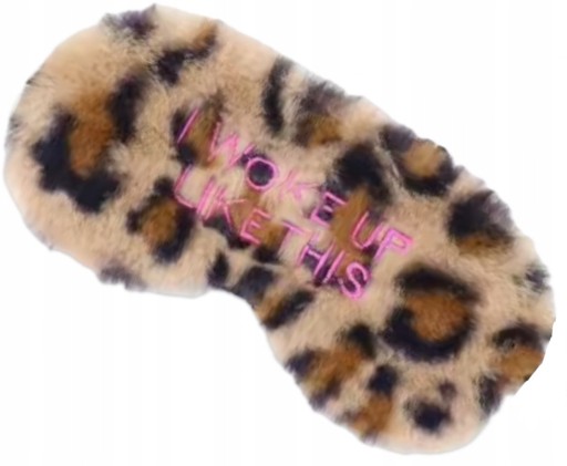EYE Wrap Sleeping Mask Relaxation Sleeping Mask Леопард OLDMAN на резинке