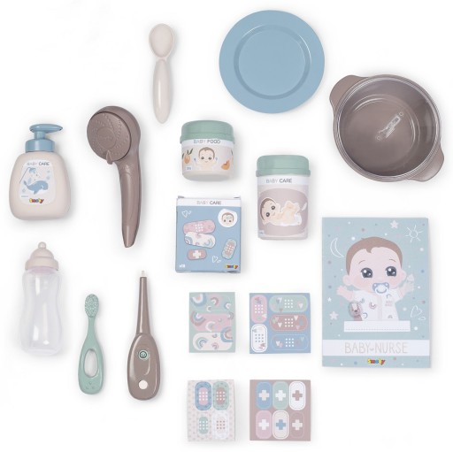 УГОЛОК ДЛЯ УХОДА ЗА БОЛЬШОЙ КУКЛОЙ SMOBY BABY NURSE