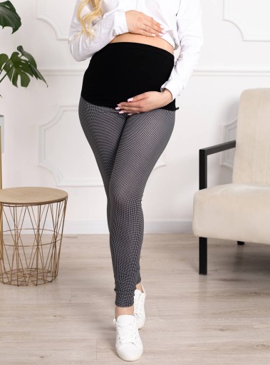 LEGGINSY CIĄŻOWE DŁUGIE KRYJĄCE SPODNIE 6XL