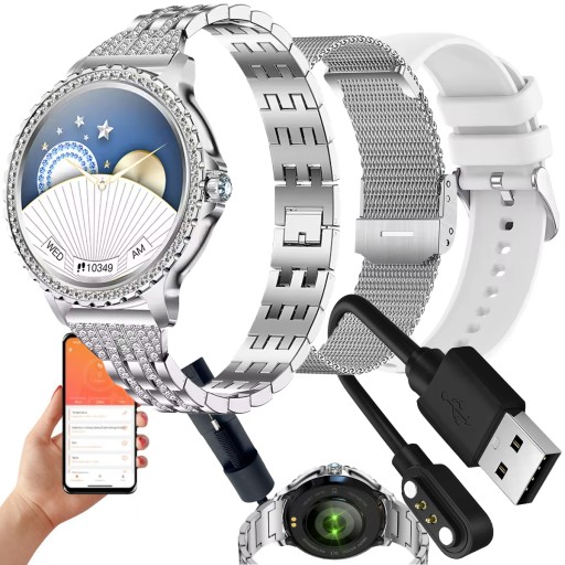 SMARTWATCH ЖЕНСКИЕ ЧАСЫ ПОДКЛЮЧЕНИЯ МЕНЮ ПОЛЬСКИЕ СПОРТИВНЫЕ ЧАСЫ PULSE 3 РЕМЕШКА