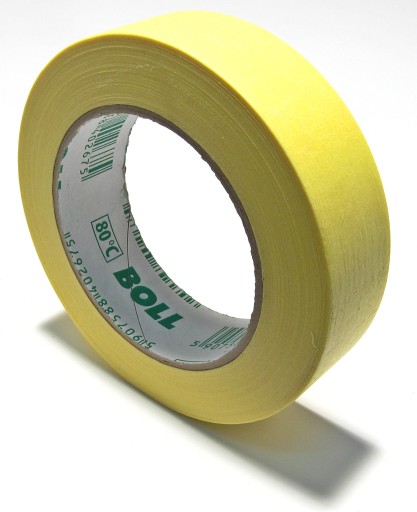 Лента малярная 30 мм х 50 м (до 80 °С) - BOLL