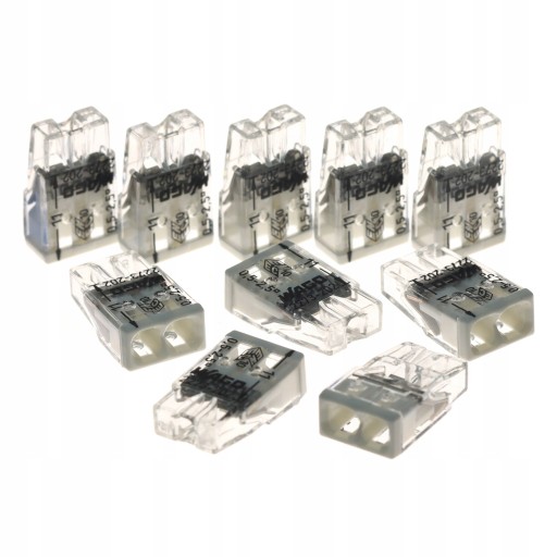 WAGO QUICK CONNECTOR ДВОЙНОЙ РАЗЪЕМ для коробок 2x0,5-2,5 мм² 1 шт.