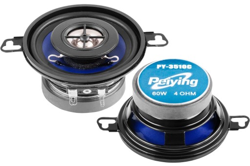 Комплект из 2 динамиков Peiying 3,2 дюйма, 8 см, 60 Вт PY-3510C