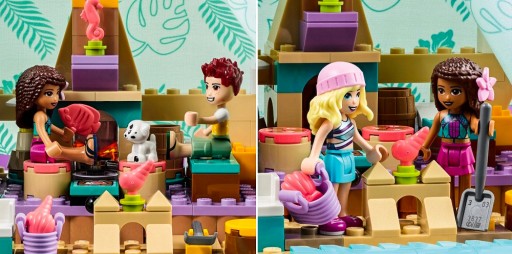 LEGO FRIENDS РОСКОШНЫЙ ПЛЯЖНЫЙ КЕМПИНГ 41700