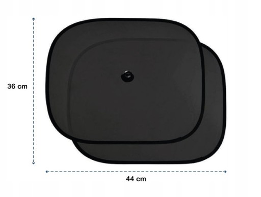 Lionelo Солнцезащитные козырьки для стекла 44x36 см