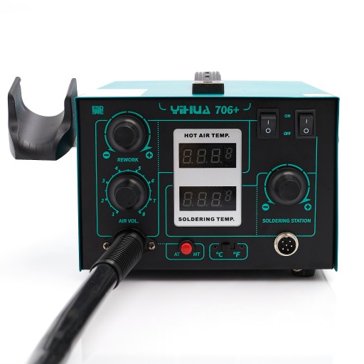 Паяльная станция YIHUA 706+ С ГОРЯЧИМ ВОЗДУХОМ 2 В 1 COB