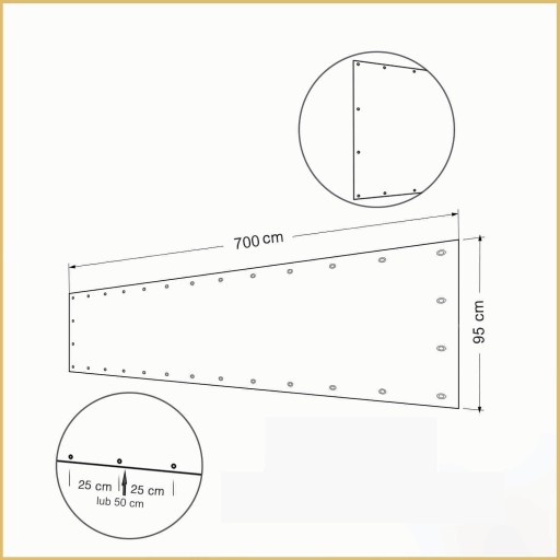 БАЛКОННОЕ ПОКРЫТИЕ BALCONY MAT БЕЖЕВЫЙ 0,95х7М PL