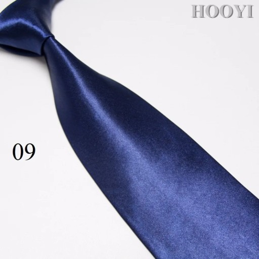 HOOYI 2019 модные однотонные мужские галстуки из желтого золота, широкий галстук