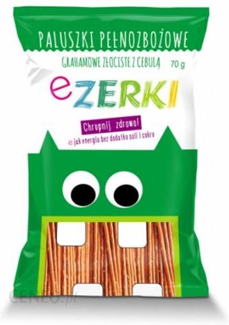EZERKI paluszki grahamowe złociste z cebulą 70g