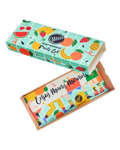 Упаковка в подарочной коробке MANYMORNINGS Fruits