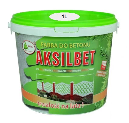 AKSILBET КРАСКА ДЛЯ БЕТОНА ЗОЛОТО СЕРЕБРЯНАЯ МЕДЬ 1л