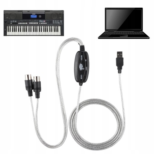 MIDI-ИНТЕРФЕЙС USB ДВУХСТОРОННИЙ MIDI-КАБЕЛЬ