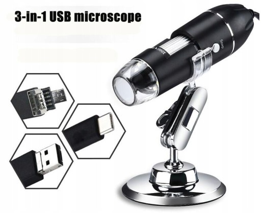 Портативный цифровой USB-микроскоп 1600X