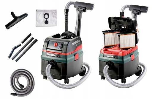 Строительный пылесос Metabo ASR 25 L SC +5 мешков