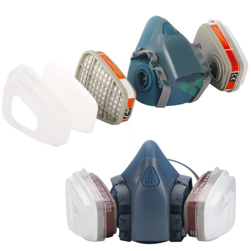 Zestaw Lakierniczy Maska 7502 + 2x Filtry 6001CN