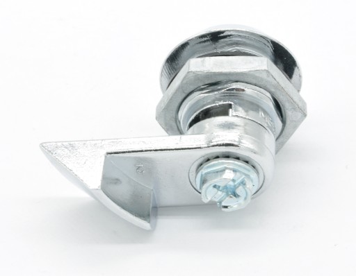 ZAMEK ZATRZASKOWY MEBLOWY DO SZAFKI SPRĘŻYNOWY DWUBRODOWY 22 X 23 MM LEWY