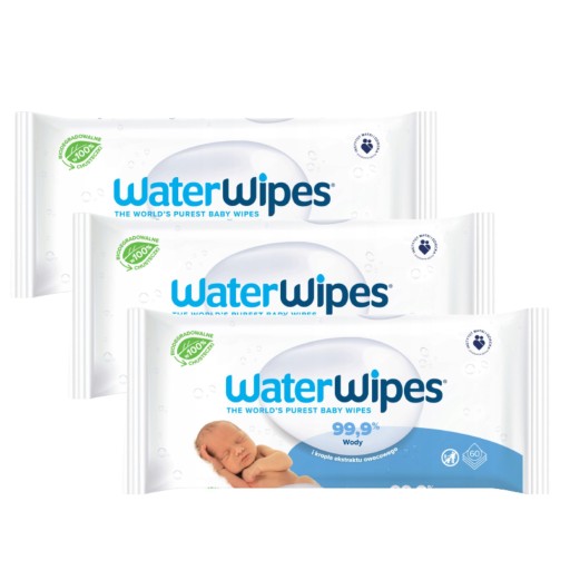WaterWipes Влажные салфетки детские 180 шт.