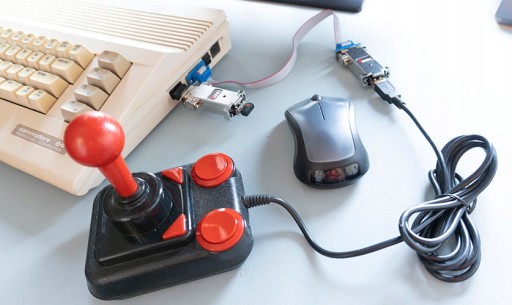 Адаптер для мыши-джойстика для компьютера ATARI ST AMIGA C64 TOM RevX