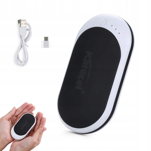 ELEKTRYCZNY OGRZEWACZ DO RĄK POWER BANK 2W1 USB