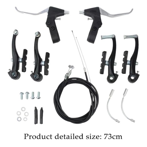 V Brake Replacement Portable Aluminum Alloy Bike Brakes Set Brake Levers