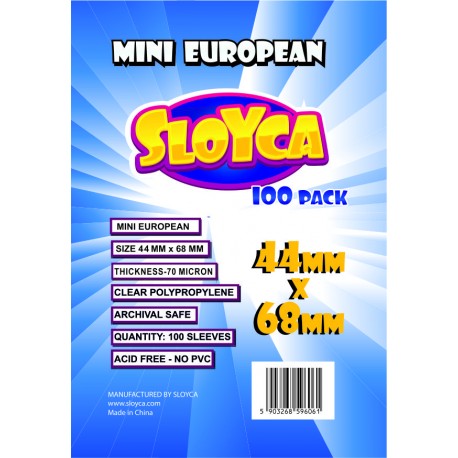 Футболки SLOYCA Mini European 44х68мм 100 шт.