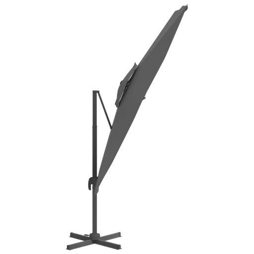 БОЛЬШОЙ СКЛАДНОЙ САДОВЫЙ ЗОНТ НА ​​ТЕРРАСЕ 300x300 см