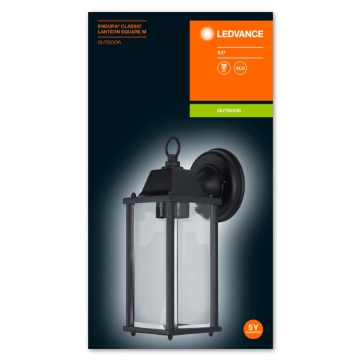 Настенный светильник для сада LANTERN E27 LED LEDVANCE