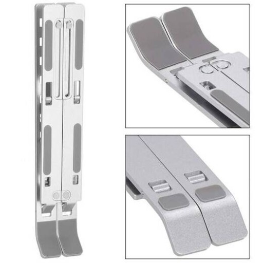 Stojak Na Laptopa Stojak Chłodzący Z Aluminium Składany Regulowany Etui
