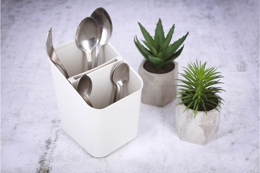 Органайзер для столовых приборов DRIPPER, кухонная корзина-контейнер, пластиковая подставка