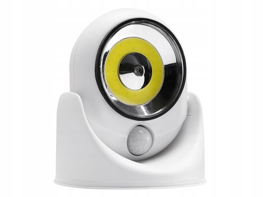 Lampka z czujnikiem ruchu LED cob 360 na baterie