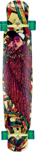 Скейтборд Black Street Surfing Dancing 116 x 24 см
