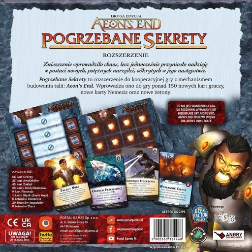 Gra Aeon's End: Pogrzebane Sekrety dodatek do gry planszowej