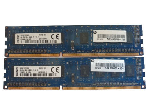 Оперативная память 8 ГБ 2x4 ГБ DDR3 DIMM 1600 МГц PC3 12800U