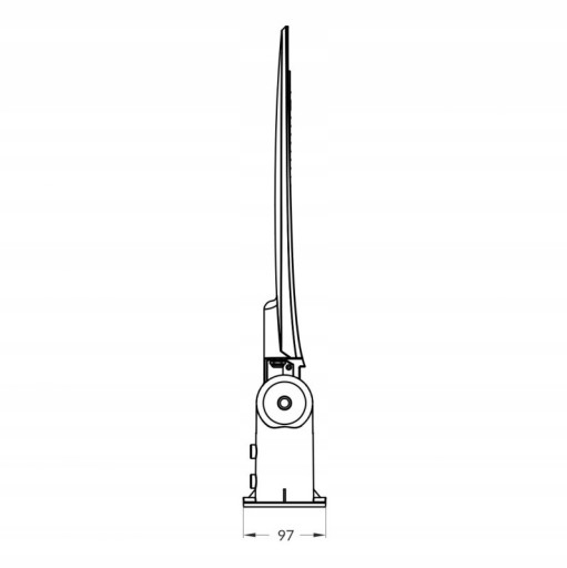 Lampa Uliczna LED 100W = 750W 11000lm REGULOWANA
