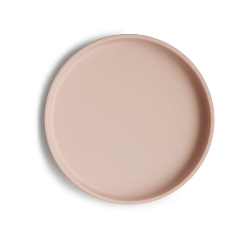 MUSHIE Talerzyk silikonowy z przyssawką Blush