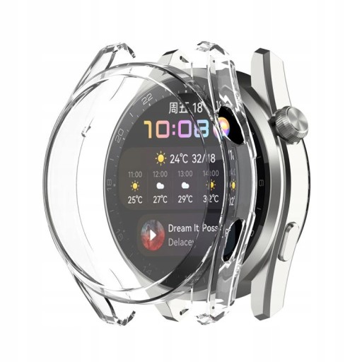 ЧЕХОЛ ИЗ МЕТАЛЛИЧЕСКОГО СИЛИКОНА ДЛЯ HUAWEI WATCH 3 PRO