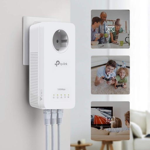 TP-Link Adapter Wi-Fi Powerline TL-WPA8631P