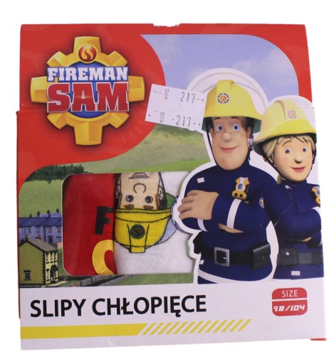 Трусики для мальчика 5/6 лет Fireman Sam 110/116 см, 3 шт.