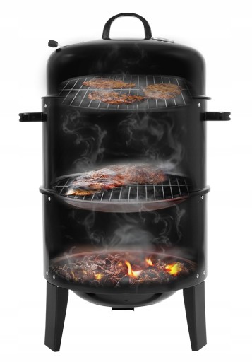 SMOKER GRILL Садовая трубка Портативная металлическая коптильня для копчения