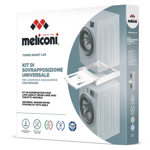 Meliconi - универсальный разъем для стиральной и сушильной машины Torre Smart L60
