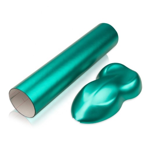 FOLIA OKLEINA ZIELONA PERŁA CHROM MAT SATYNA